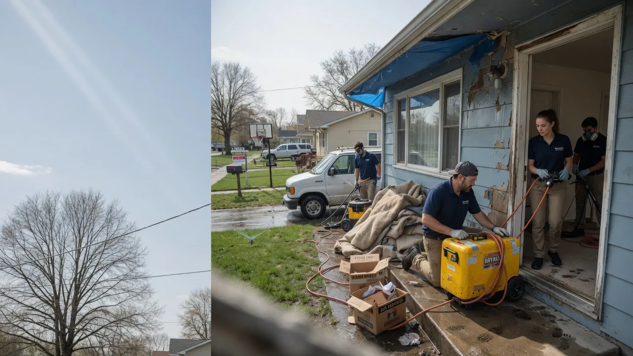 Basement Flood Cleanup in Oglesby, TX near me